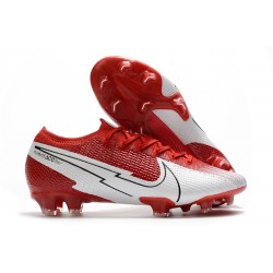 Zapatillas Nike Mercurial Vapor 13 Elite FG Rojo Blanco