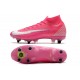 Nike Mercurial Superfly VII Elite SG AC x Mbappé Explosión Rosa Blanco