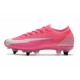 Nike Mercurial Vapor 13 Elite SG-Pro AC x Mbappé Explosión Rosa Blanco