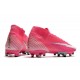 Nike Mercurial Superfly VII Elite AG PRO x Mbappé Rosa Blanco Negro