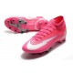 Nike Mercurial Superfly VII Elite AG PRO x Mbappé Rosa Blanco Negro