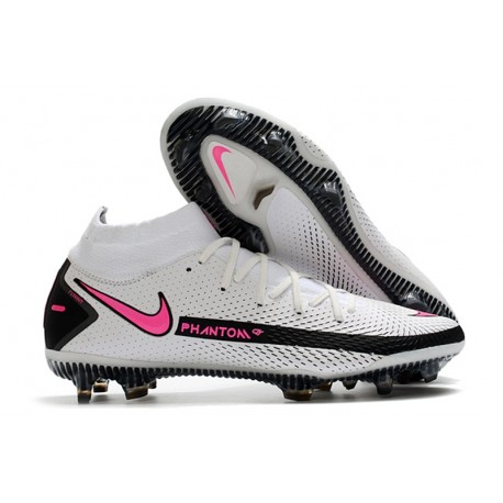 Zapatillas Nike Phantom GT Elite Dynamic Fit FG Blanco Rosa Negro