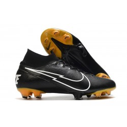 Nike Mercurial Superfly VII Elite FG Negro Blanco