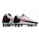 Bota de Futbol Nike Phantom GT Elite FG - Blanco Rosa Negro