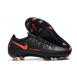 Bota de Futbol NBota de Futbol Nike Phantom GT Elite FG - Negro Rojo Chile Grisike Phantom GT Elite FG -