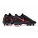 Bota de Futbol NBota de Futbol Nike Phantom GT Elite FG - Negro Rojo Chile Grisike Phantom GT Elite FG -