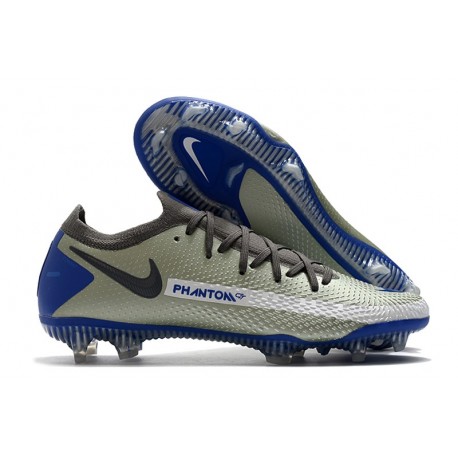 Bota de Futbol Nike Phantom GT Elite FG - Gris Azul Negro