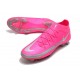 Nike Botas Nuevo Phantom GT Elite DF FG - Rosa Plata