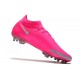 Nike Botas Nuevo Phantom GT Elite DF FG - Rosa Plata