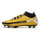 Nike Botas Nuevo Phantom GT Elite DF FG - Amarillo Negro Blanco