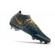 Nike Botas Nuevo Phantom GT Elite DF FG - Armada Gris Amarillo