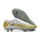 Nike Phantom GT Elite FG Botas de fútbol para terreno Oro Blanco