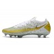 Nike Phantom GT Elite FG Botas de fútbol para terreno Oro Blanco