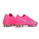 Bota de Futbol Nike Phantom GT Elite FG - Rosa Plata