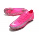 Bota de Futbol Nike Phantom GT Elite FG - Rosa Plata