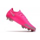 Bota de Futbol Nike Phantom GT Elite FG - Rosa Plata