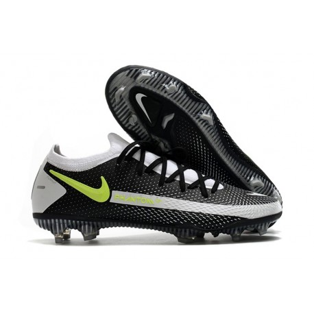 Bota de Futbol Nike Phantom GT Elite FG - Negro Gris Amarillo