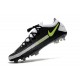 Bota de Futbol Nike Phantom GT Elite FG - Negro Gris Amarillo