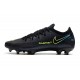 Nike Phantom GT Elite FG Botas de fútbol para terreno Negro Verde