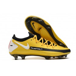 Nike Phantom GT Elite FG Botas de fútbol para terreno Amarillo Negro