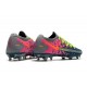 Nike Phantom GT Elite FG Botas de fútbol para terreno Gris Azul Rosa