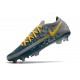 Nike Phantom GT Elite FG Botas de fútbol para terreno Azul Gris Amarillo