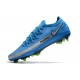 Nike Phantom GT Elite FG Botas de fútbol para terreno Azul Plata