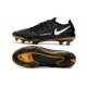 Nike Phantom GT Elite FG Botas de fútbol para terreno Negro Oro Blanco