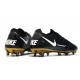 Nike Phantom GT Elite FG Botas de fútbol para terreno Negro Oro Blanco