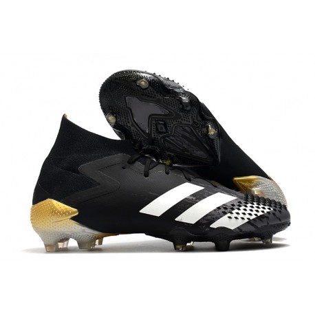 Botas adidas Predator Mutator 20.1 FG Negro Blanco Dorado metalizado