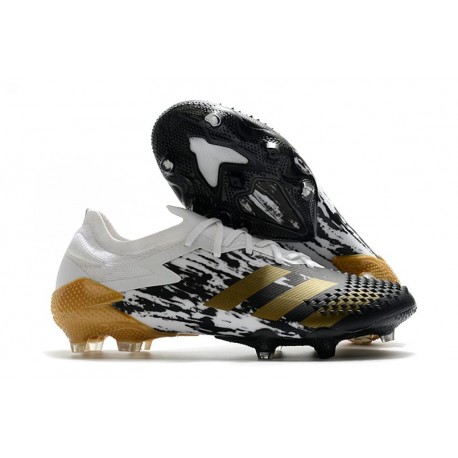 adidas Nuevo Predator Mutator 20.1 FG Blanco Dorado metalizado Negro