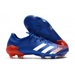 adidas Nuevo Predator Mutator 20.1 Low FG Azul Blanco Rojo