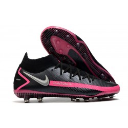 Nike Phantom GT Elite Dynamic Fit AG-PRO hombre Negro Plateado Explosión Rosa