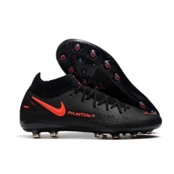 Nike Phantom GT Elite Dynamic Fit AG-PRO Negro Rojo Chile Gris humo oscuro