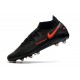 Nike Phantom GT Elite Dynamic Fit AG-PRO Negro Rojo Chile Gris humo oscuro