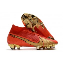 Bota Nike Mercurial Superfly 7 Elite FG CR100 Rojo Oro