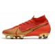 Bota Nike Mercurial Superfly 7 Elite FG CR100 Rojo Oro