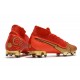 Bota Nike Mercurial Superfly 7 Elite FG CR100 Rojo Oro