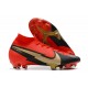 Bota Nike Mercurial Superfly 7 Elite FG Rojo Negro Oro