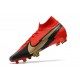 Bota Nike Mercurial Superfly 7 Elite FG Rojo Negro Oro