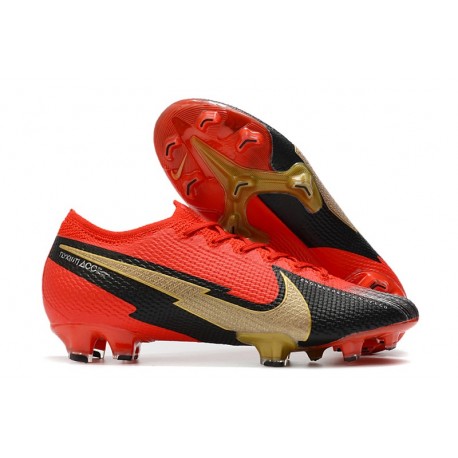 Nike Mercurial Vapor XIII 360 Elite FG Rojo Negro Oro