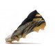 Zapatillas Futbol adidas Nemeziz 19+ FG Blanco Dorado Metalizado Negro