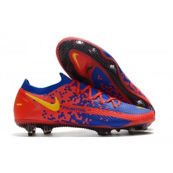 Nike Phantom GT Elite FG Botas de fútbol para terreno Rojo Azul