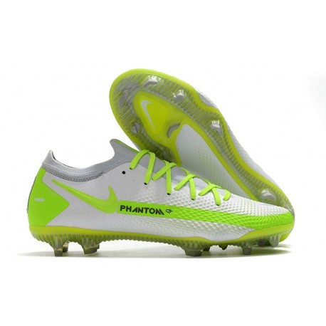 Nike Phantom GT Elite FG Botas de fútbol para terreno Blanco Verde