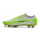 Nike Phantom GT Elite FG Botas de fútbol para terreno Blanco Verde