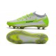 Nike Phantom GT Elite FG Botas de fútbol para terreno Blanco Verde