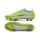 Nike Phantom GT Elite FG Botas de fútbol para terreno Blanco Verde