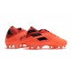 Zapatos Fútbol adidas Nemeziz 19.1 FG - Signal Coral Negro Rojo Gloria