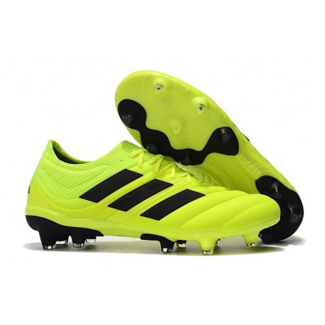 Zapatillas de Fútbol adidas Copa 19.1 FG - Amarillo Solar Negro