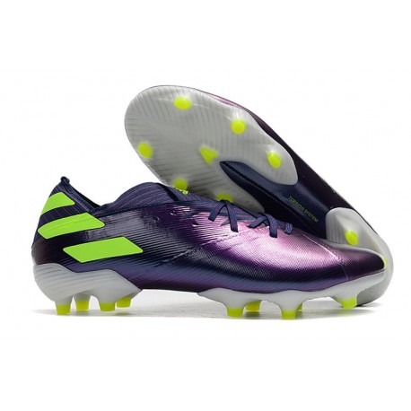 Zapatos de Fútbol adidas Nemeziz 19.1 FG - Violeta Verde